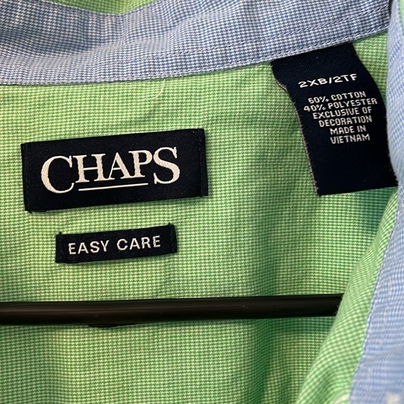 Chaps. Button down shirt. - Picture 2 of 5